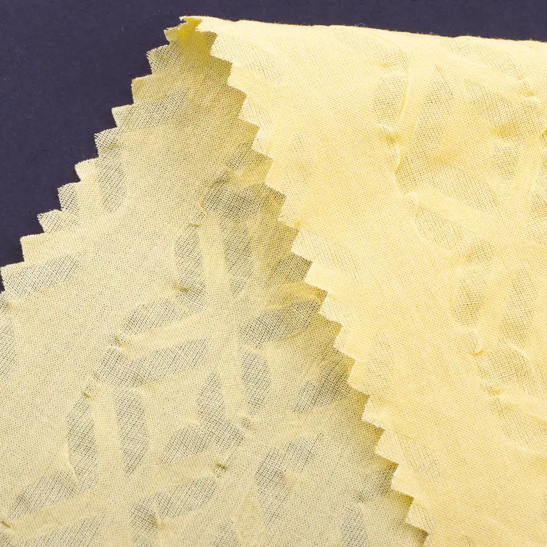 China Fabric for Blouse,Crop Top,Dresses (Cardigan Open) ,Skirt  Crepe Natural Woven Fabric Cotton yellow color buy from China wholesaler bulk order at wholesale price free worldwide shipping Alibaba