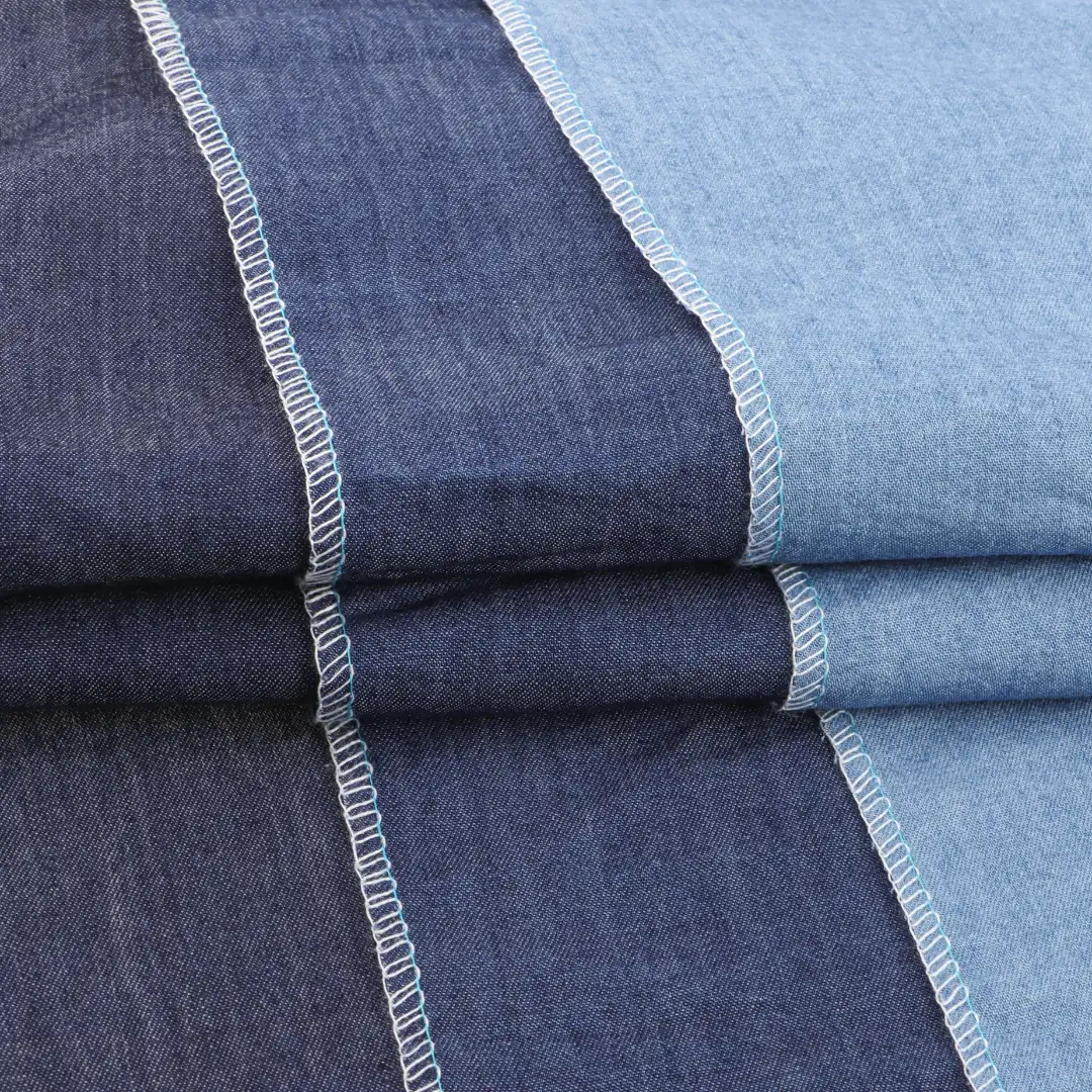 China Fabric for Shirt,Blouse Tencel/Cotton Denim Denim Cotton Lyocell indigo color buy from China wholesaler bulk order at wholesale price free worldwide shipping Alibaba