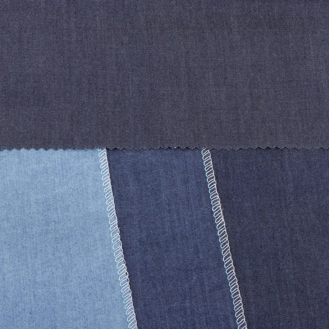 China Fabric for Shirt,Blouse Tencel/Cotton Denim Denim Cotton Lyocell indigo color buy from China wholesaler bulk order at wholesale price free worldwide shipping Alibaba