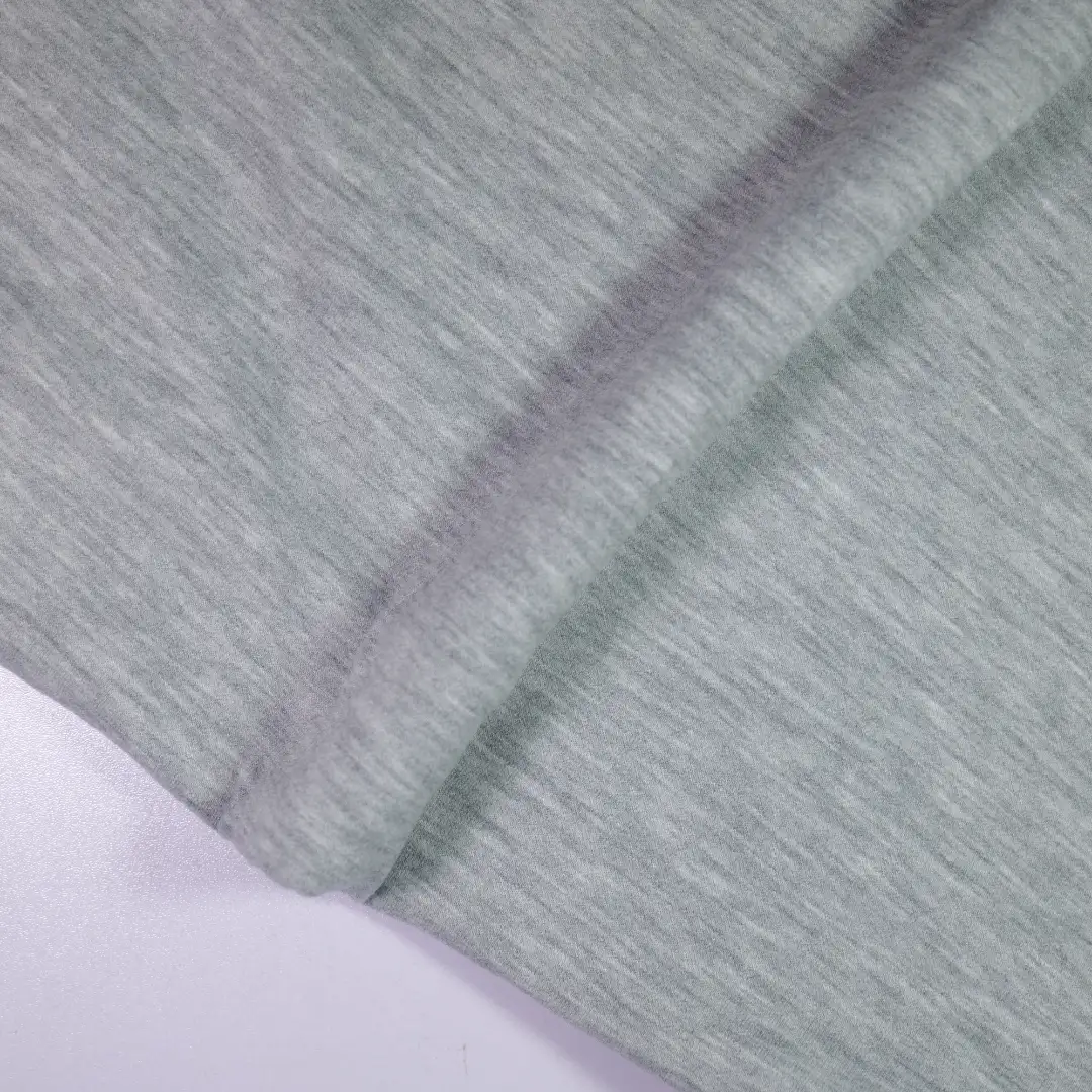 China Fabric for T-Shirt,T-shirt ,Loungewear Single Jersey Knit Fabric Acrylic Rayon Poly Lactic Acid（PLA) Spandex Gray color buy from China wholesaler bulk order at wholesale price free worldwide shipping Alibaba