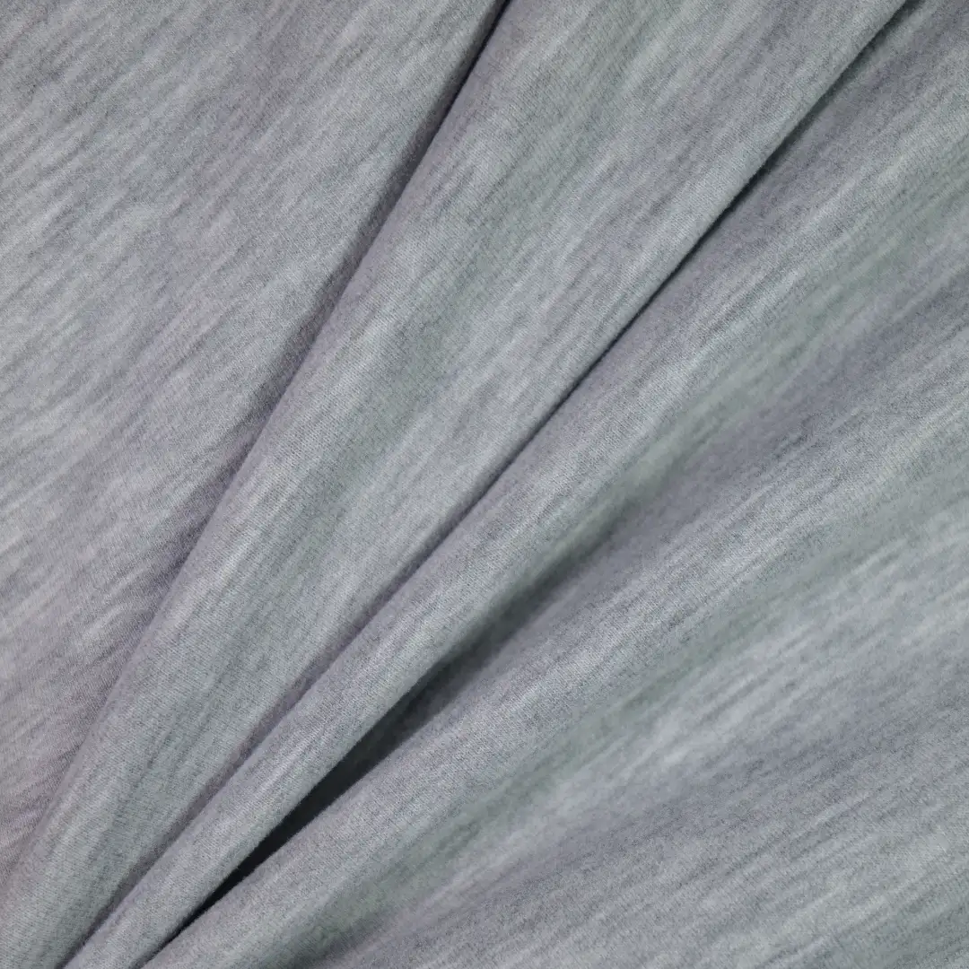 China Fabric for Pants,Polo Shirt,Crop Top,Skirt,Shorts Single Jersey Knit Fabric Acrylic Rayon Poly Lactic Acid（PLA) Spandex Gray color buy from China wholesaler bulk order at wholesale price free worldwide shipping Alibaba