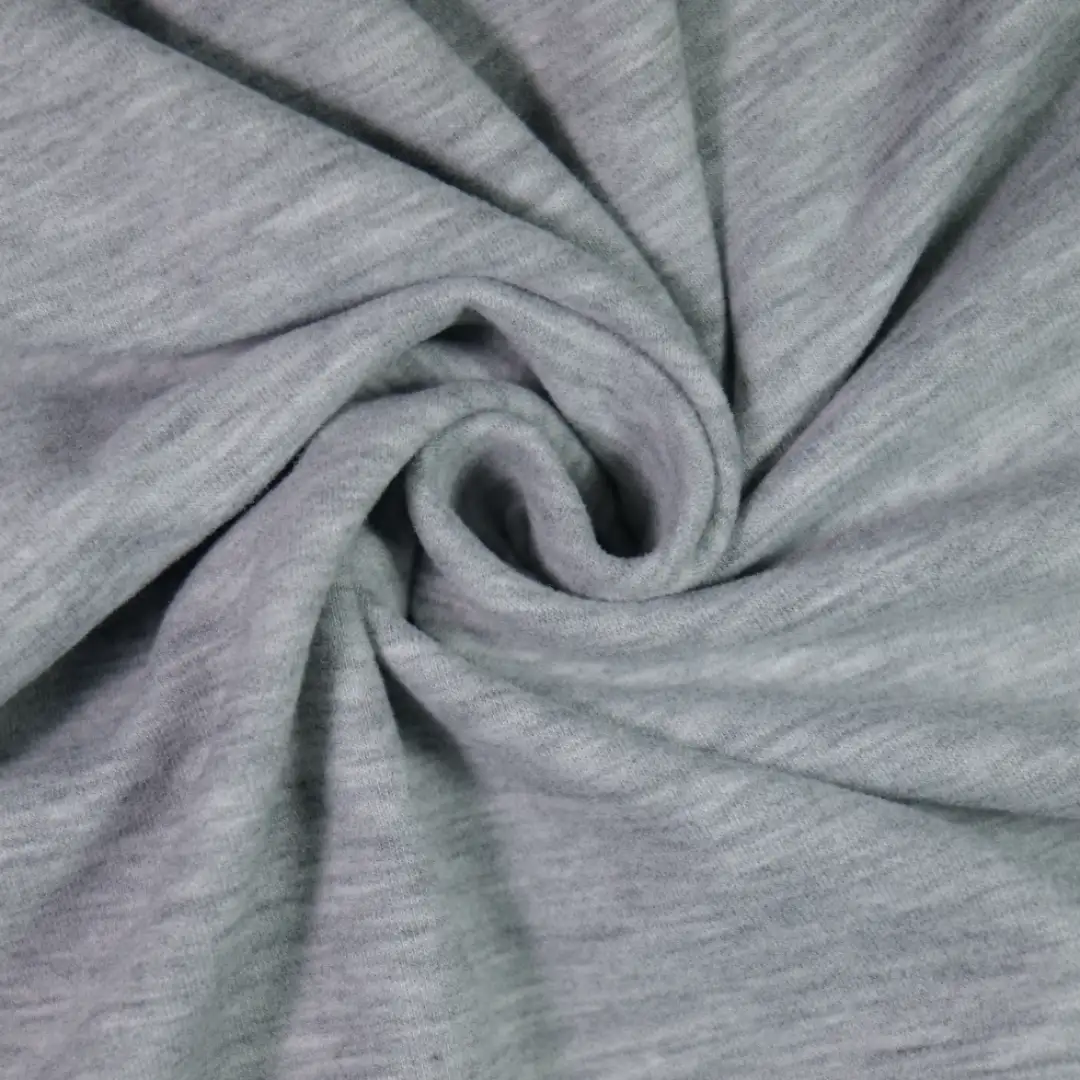 China Fabric for Pants,Polo Shirt,Crop Top,Skirt,Shorts Single Jersey Knit Fabric Acrylic Rayon Poly Lactic Acid（PLA) Spandex Gray color buy from China wholesaler bulk order at wholesale price free worldwide shipping Alibaba