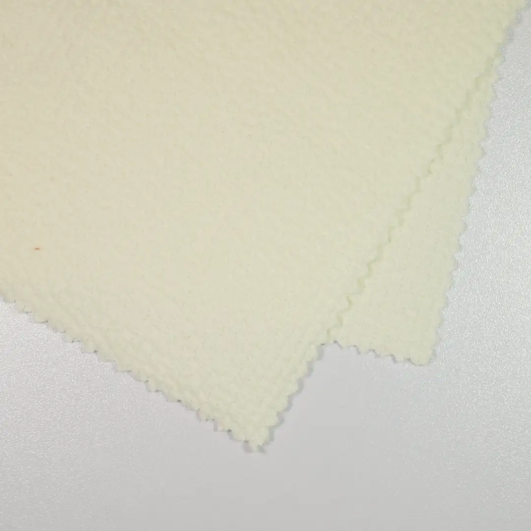 China Fabric for T-Shirt,Polo Shirt Jacquard Knit Fabric Cotton Polyester Spandex Milky white color buy from China wholesaler bulk order at wholesale price free worldwide shipping Alibaba