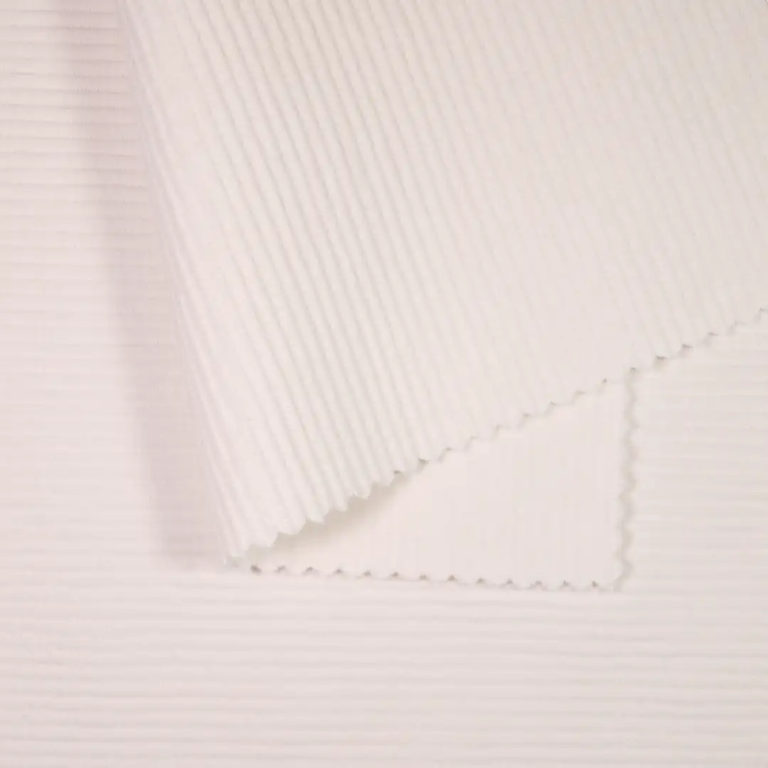 China Fabric for Jackets Ottoman Knit Fabric Cotton Polyester Spandex white color buy from China wholesaler bulk order at wholesale price free worldwide shipping Alibaba