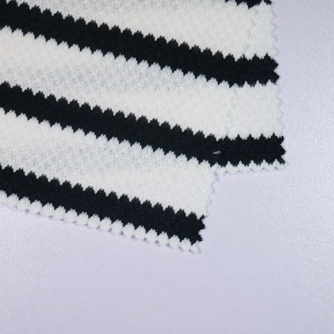 China Fabric for Polo Shirt,Tank Top Jacquard Knit Fabric Polyester Viscose Spandex white&black color buy from China wholesaler bulk order at wholesale price free worldwide shipping Alibaba