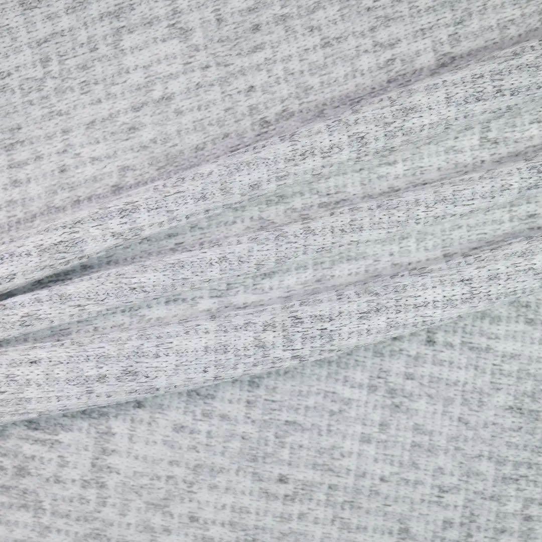 China Fabric for Jackets,Hoodie,Trench Coat,Overcoat,Open Waistcoat Hacci Knit Fabric Polyester grey color buy from China wholesaler bulk order at wholesale price free worldwide shipping Alibaba