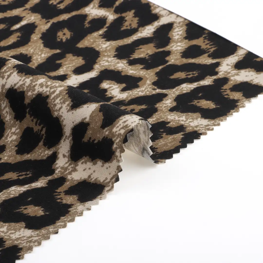 China Fabric for Dresses (Pullover) ,Skirt  Four Stretch Polyester Woven Fabric Synthetic Woven Fabric Polyester Elastane printing color buy from China wholesaler bulk order at wholesale price free worldwide shipping Alibaba