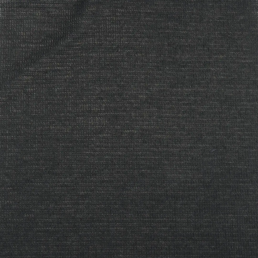 China Fabric for T-Shirt,Polo Shirt,Crop Top Rib Knit Fabric Polyester BLACK color buy from China wholesaler bulk order at wholesale price free worldwide shipping Alibaba