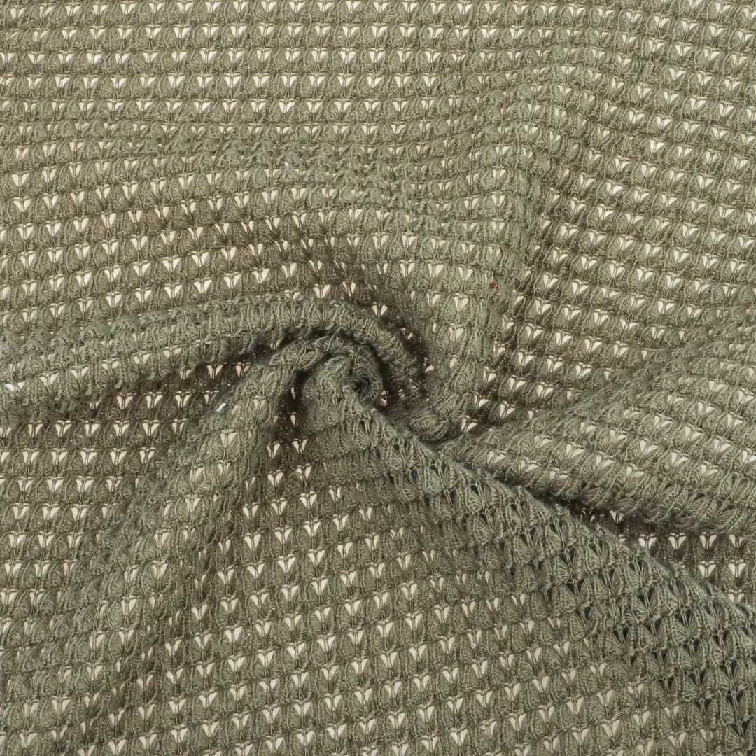 China Fabric for T-Shirt,Polo Shirt,Crop Top,Half-Zipper Cardigan  Jacquard Knit Fabric Polyester Spandex army green color buy from China wholesaler bulk order at wholesale price free worldwide shipping Alibaba