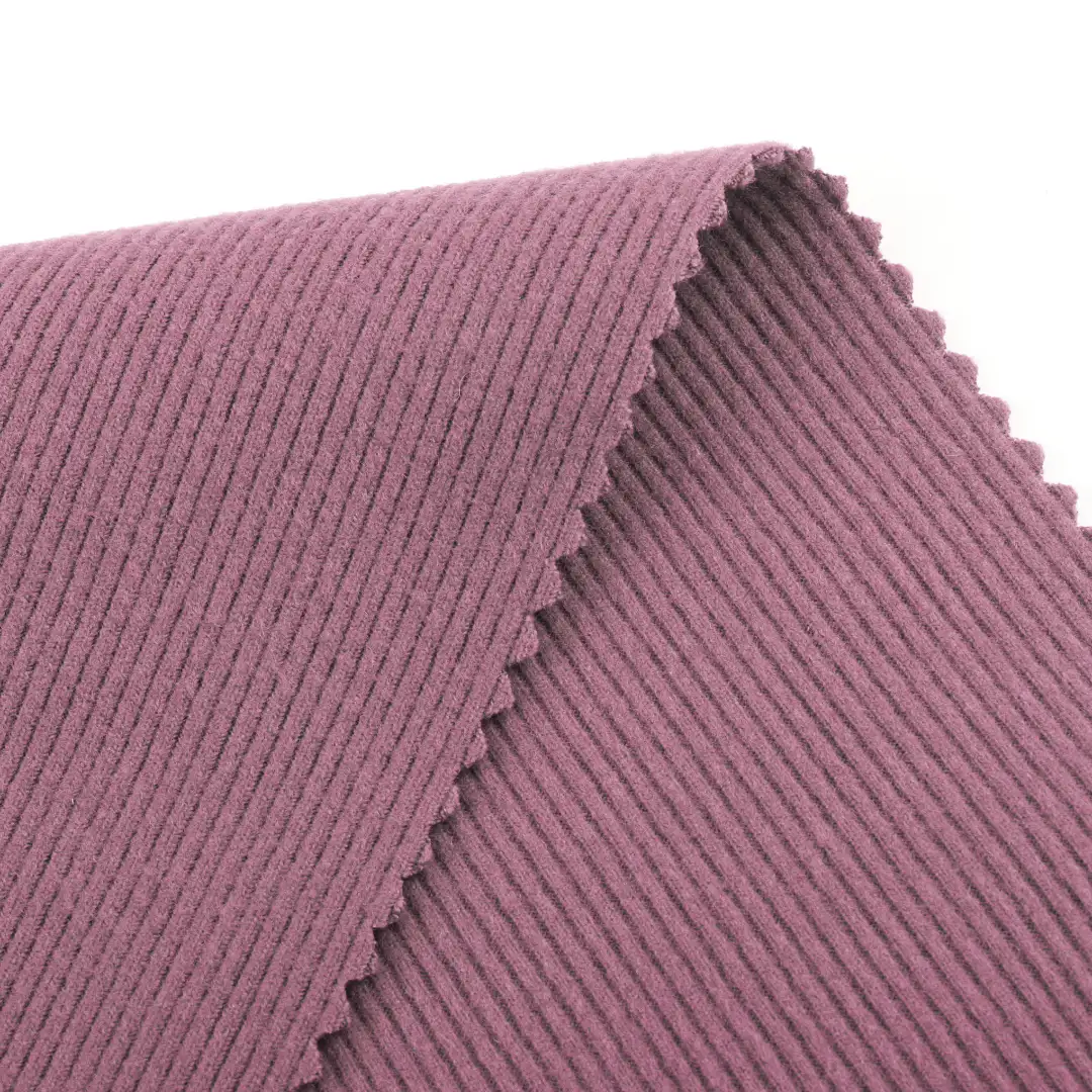 China Fabric for Pajamas Rib Knit Fabric Polyester Spandex Rose color buy from China wholesaler bulk order at wholesale price free worldwide shipping Alibaba