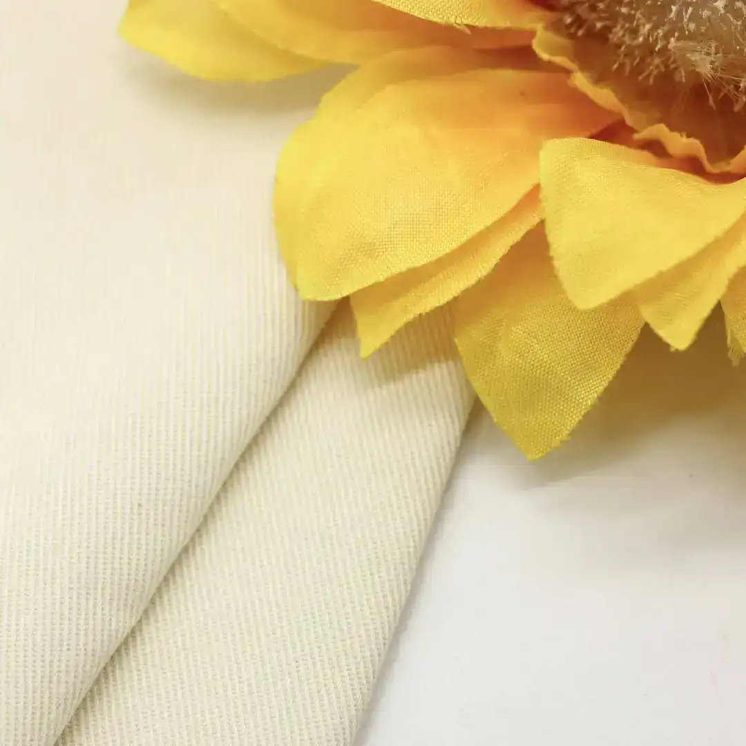 China Fabric for Jackets,Suit,Uniform Cotton Twill Natural Woven Fabric Tencel Cotton Milky white color buy from China wholesaler bulk order at wholesale price free worldwide shipping Alibaba