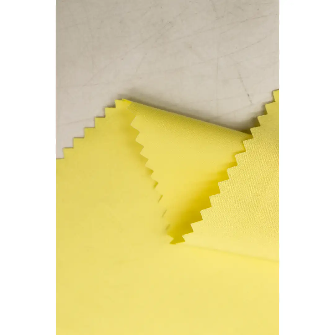 China Fabric for Blouse,Shirt Long Sleeve Button ,Shirt Half Sleeve Button  Cotton Plain Natural Woven Fabric Tencel Chemical Fiber YELLOW color buy from China wholesaler bulk order at wholesale price free worldwide shipping Alibaba