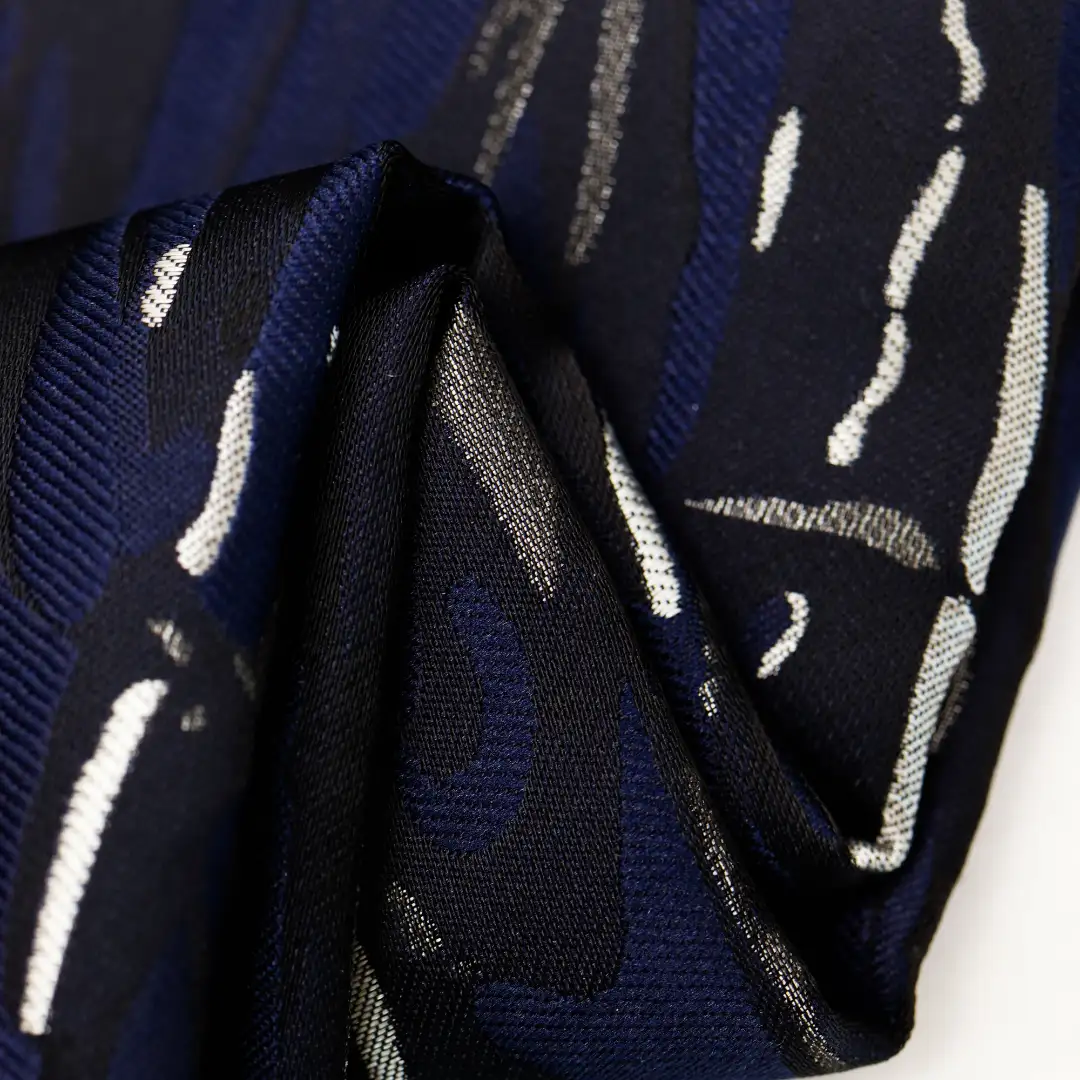 China Fabric for Blouse,Crop Top,Over Shirt Polyester Jacquard Synthetic Woven Fabric Polyester jacquard color buy from China wholesaler bulk order at wholesale price free worldwide shipping Alibaba