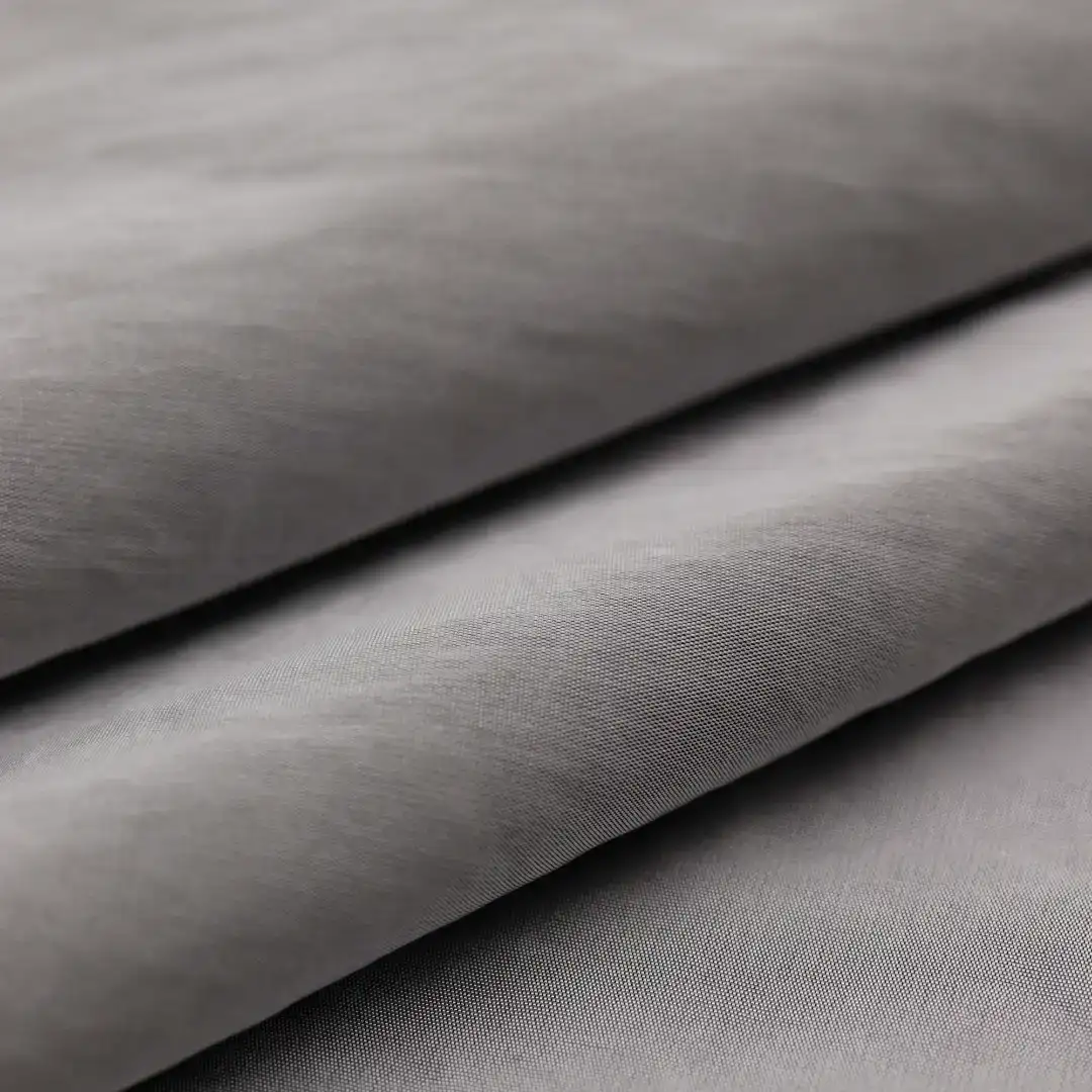 China Fabric for Over Shirt Nylon Crepe Synthetic Woven Fabric Nylon grey color buy from China wholesaler bulk order at wholesale price free worldwide shipping Alibaba