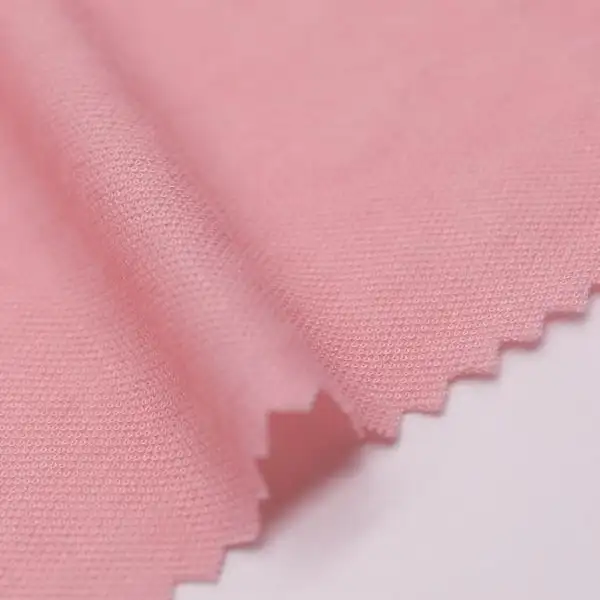 China Fabric for Jackets,Hoodie,Sweatshirt Interlock Knit Fabric Polyester Spandex pink color buy from China wholesaler bulk order at wholesale price free worldwide shipping Alibaba