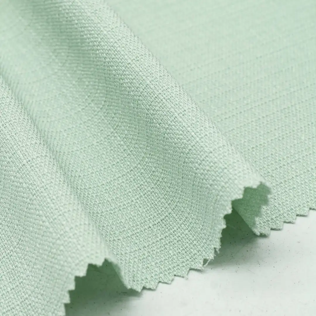 China Fabric for Blouse Cotton Plain Natural Woven Fabric Acetate Polyester green color buy from China wholesaler bulk order at wholesale price free worldwide shipping Alibaba