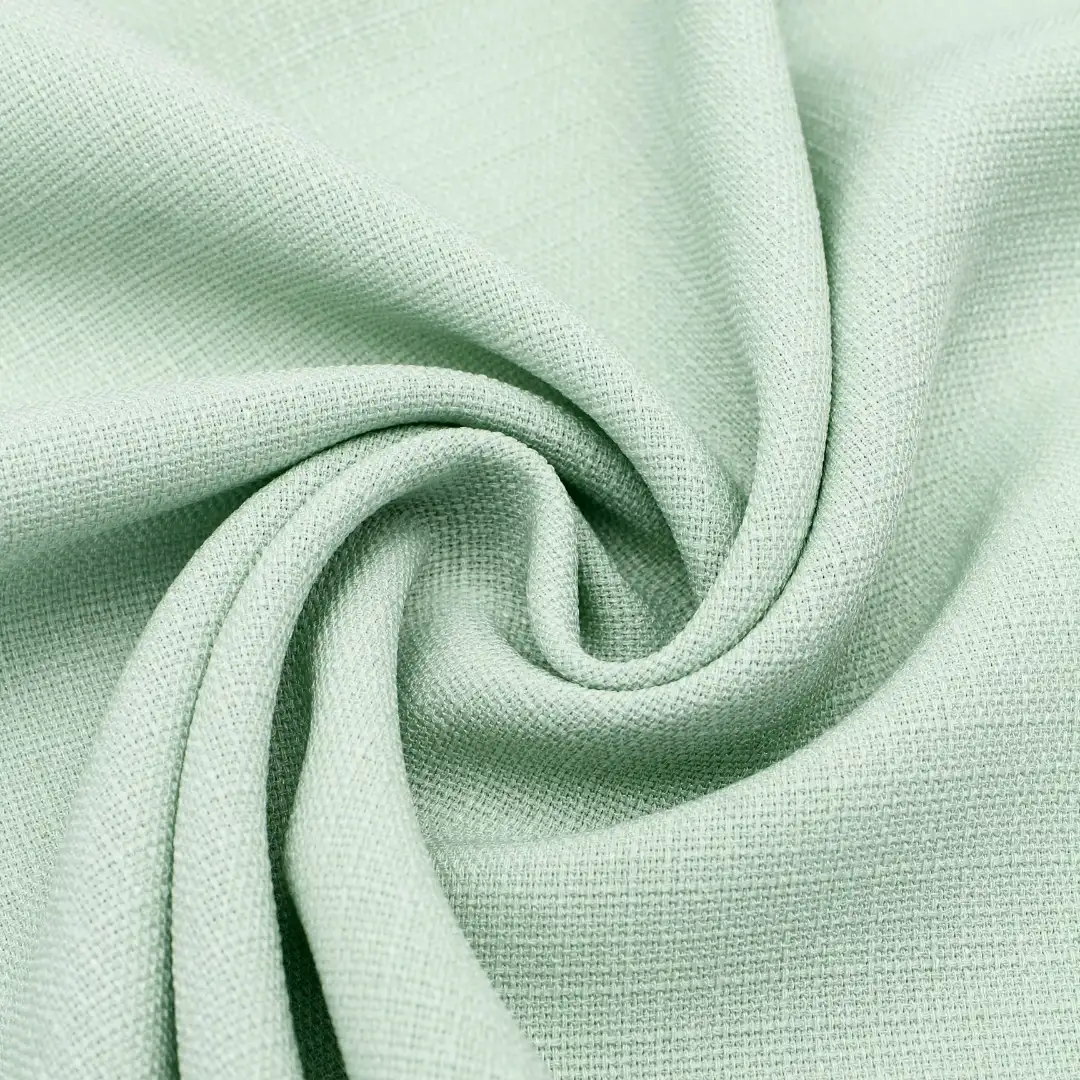 China Fabric for Blouse Cotton Plain Natural Woven Fabric Acetate Polyester green color buy from China wholesaler bulk order at wholesale price free worldwide shipping Alibaba