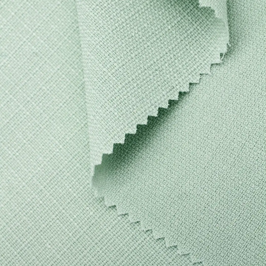 China Fabric for Blouse Cotton Plain Natural Woven Fabric Acetate Polyester green color buy from China wholesaler bulk order at wholesale price free worldwide shipping Alibaba