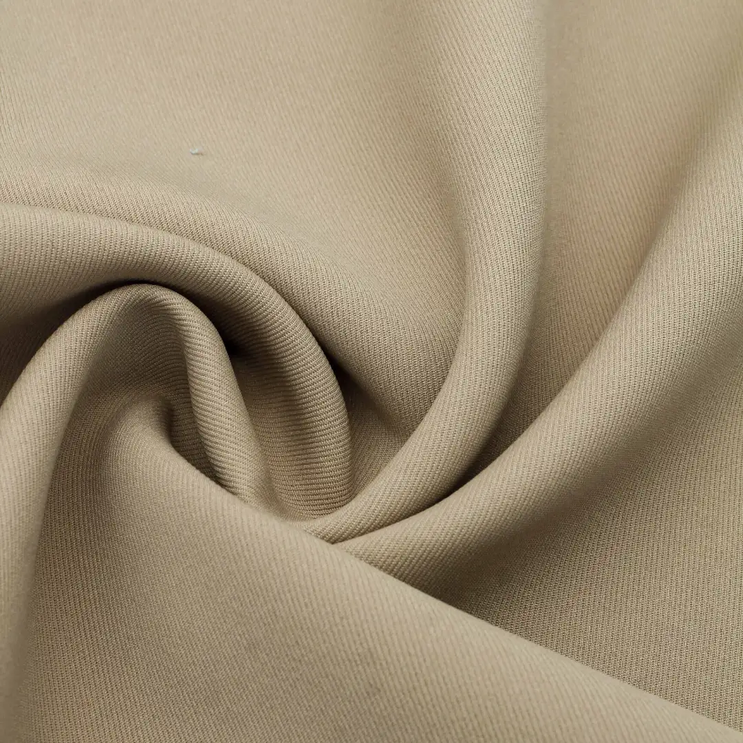 China Fabric for Blazer,Suit Bonded fabric Bonded fabric Polyester Acetate Khaki color buy from China wholesaler bulk order at wholesale price free worldwide shipping Alibaba