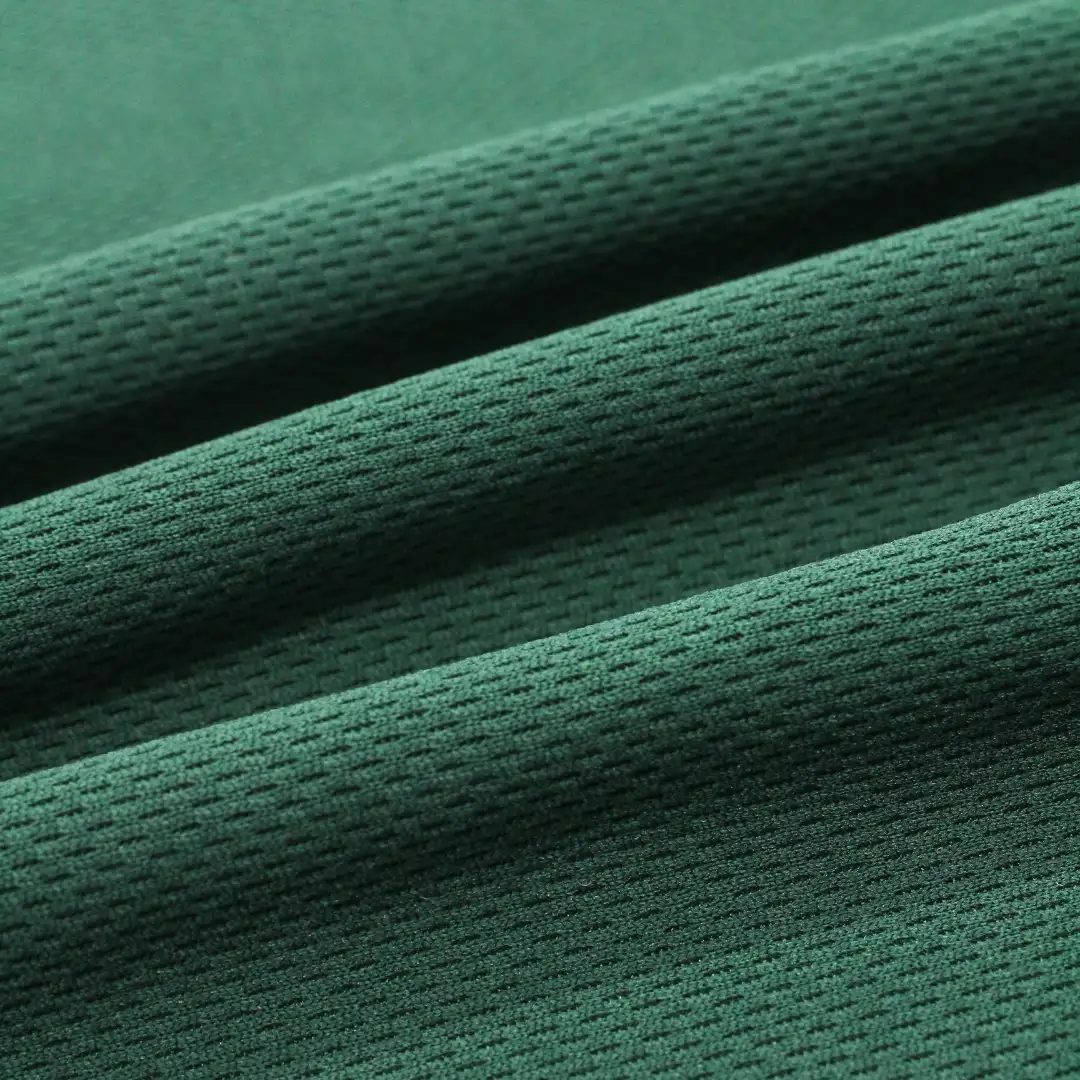 China Fabric for T-Shirt,Polo Shirt Birdeye Mesh Knit Fabric Polyester Dark green color buy from China wholesaler bulk order at wholesale price free worldwide shipping Alibaba
