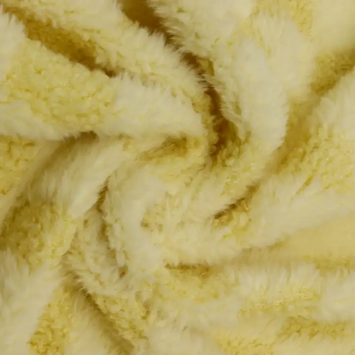 China Fabric for Crop Top Tricot Brush Knit Fabric Polyester YELLOW color buy from China wholesaler bulk order at wholesale price free worldwide shipping Alibaba
