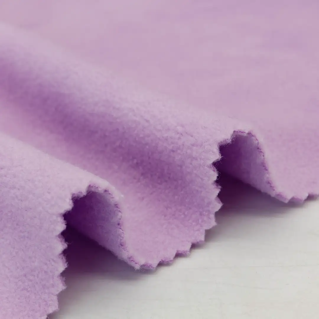 China Fabric for Jackets,Hoodie,Sweatshirt Polar Fleece Knit Fabric Polyester purple color buy from China wholesaler bulk order at wholesale price free worldwide shipping Alibaba