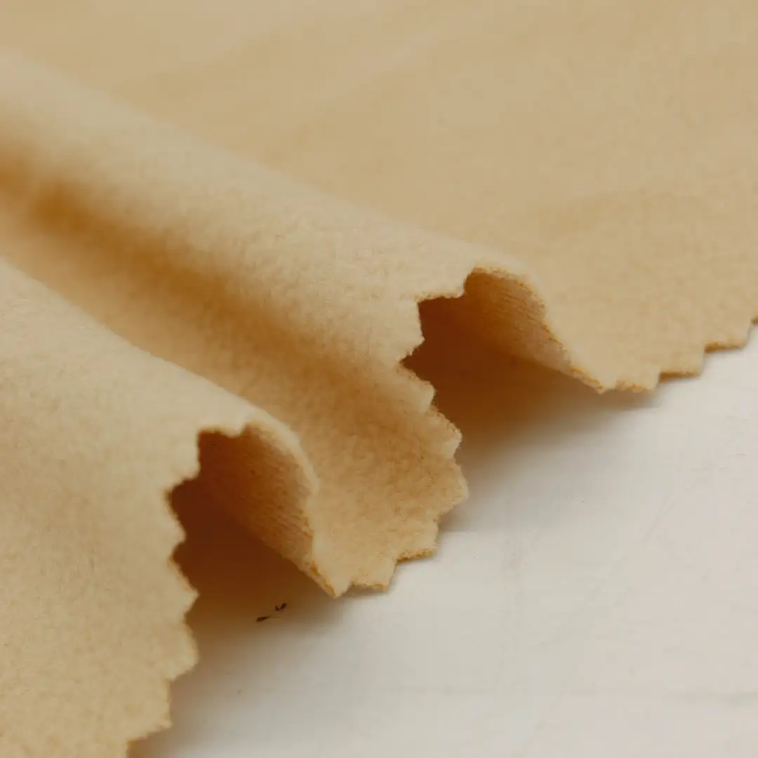 China Fabric for Hoodie,Sweatshirt Polar Fleece Knit Fabric Polyester YELLOW color buy from China wholesaler bulk order at wholesale price free worldwide shipping Alibaba