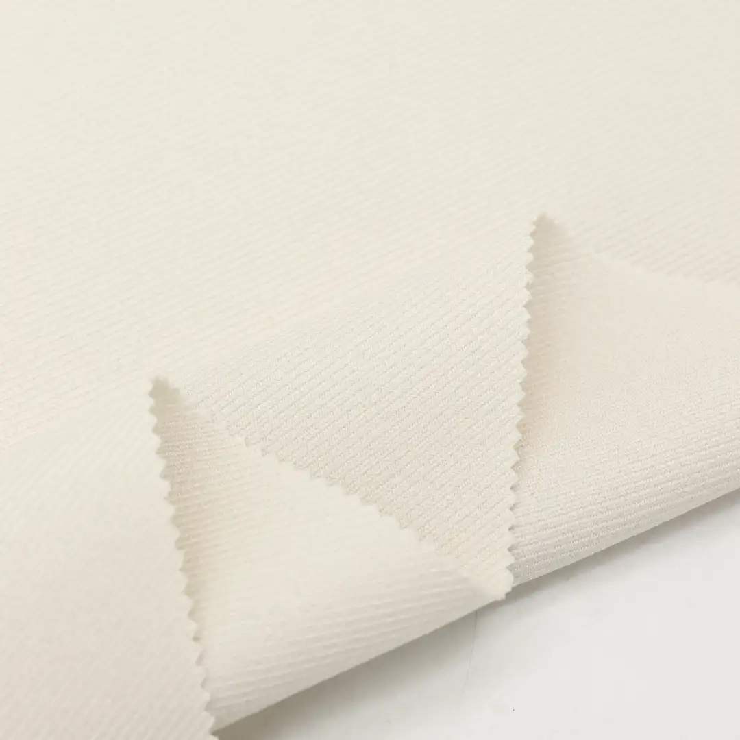 China Fabric for Jackets,Hoodie,Sweatshirt Fleece Knit Fabric Polyester Milky white color buy from China wholesaler bulk order at wholesale price free worldwide shipping Alibaba