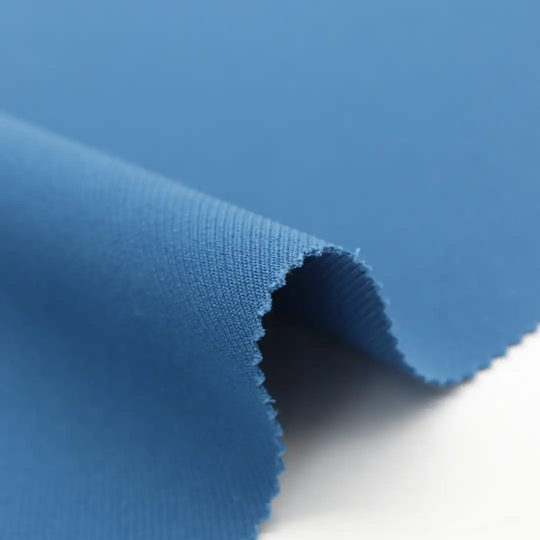China Fabric for Jackets,Blazer Cotton Twill Natural Woven Fabric Polyester Spandex blue color buy from China wholesaler bulk order at wholesale price free worldwide shipping Alibaba