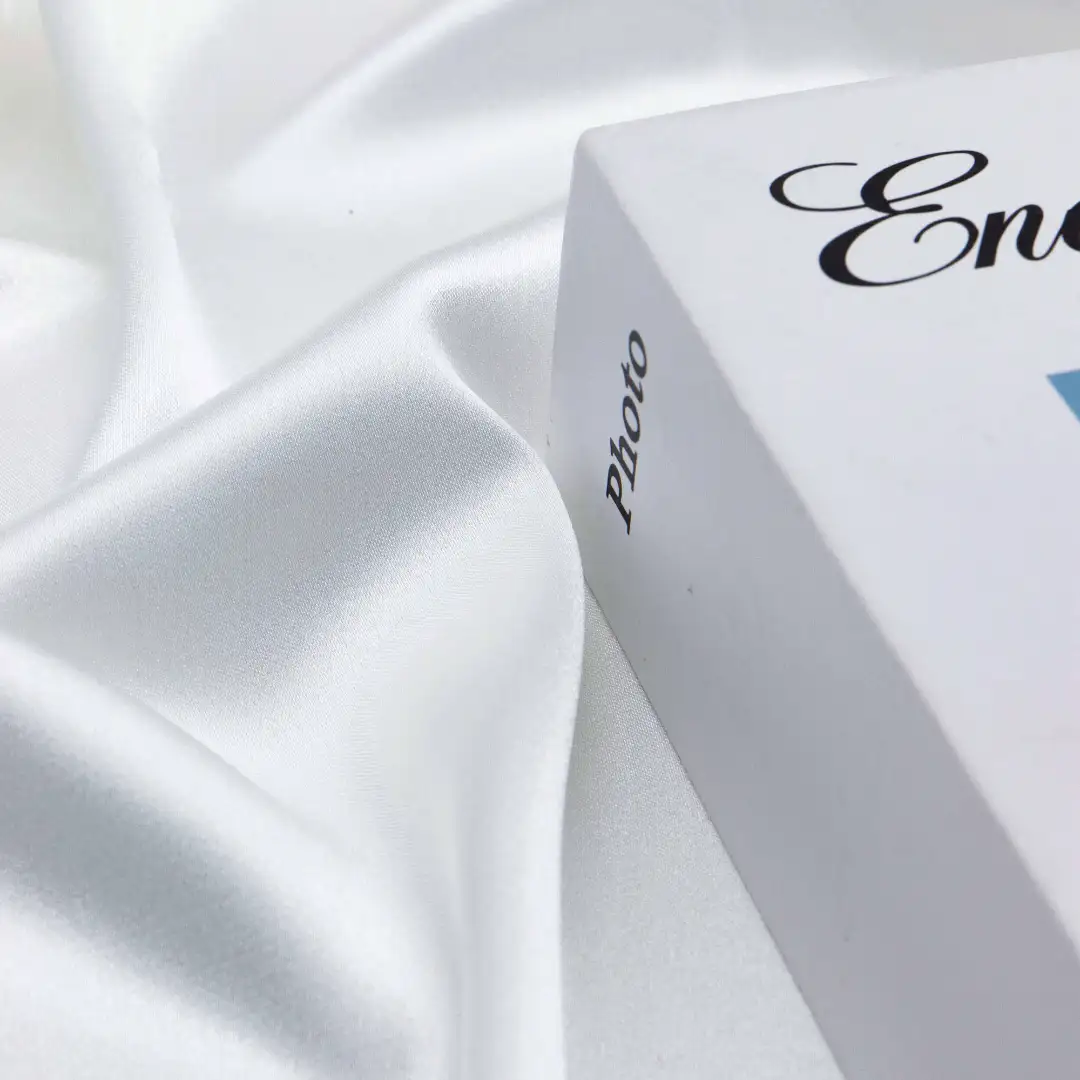 China Fabric for Shirt,Pajamas Satin Synthetic Woven Fabric Polyester Spandex white color buy from China wholesaler bulk order at wholesale price free worldwide shipping Alibaba