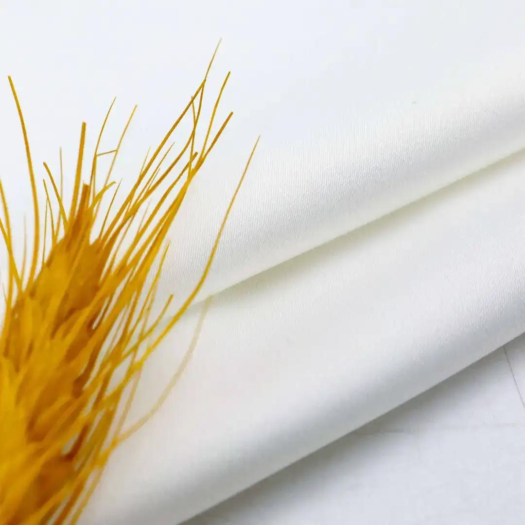 China Fabric for Blouse,Pajamas Bengaline Synthetic Woven Fabric Polyester Spandex white color buy from China wholesaler bulk order at wholesale price free worldwide shipping Alibaba