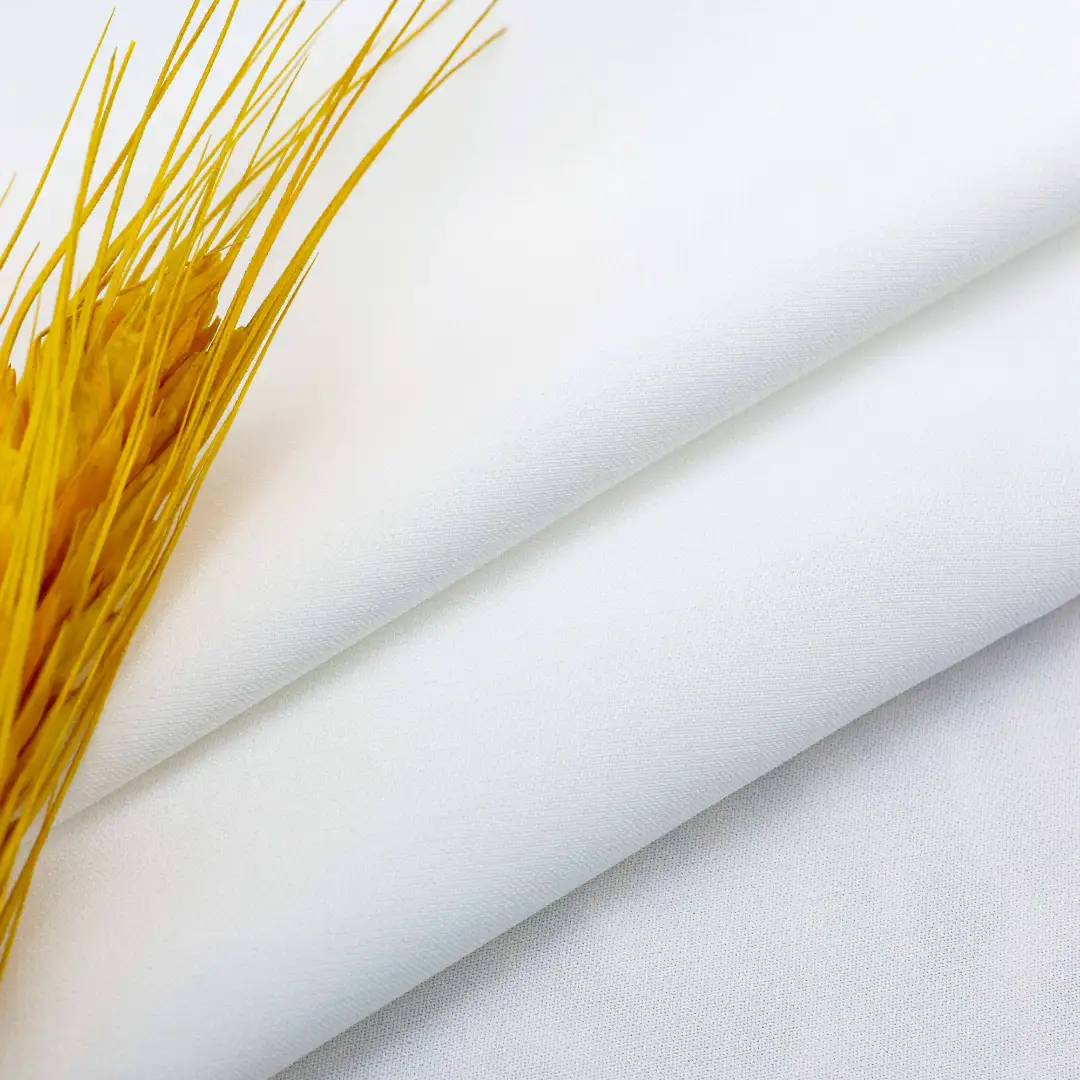 China Fabric for Blouse Chiffon Synthetic Woven Fabric Polyester white color buy from China wholesaler bulk order at wholesale price free worldwide shipping Alibaba