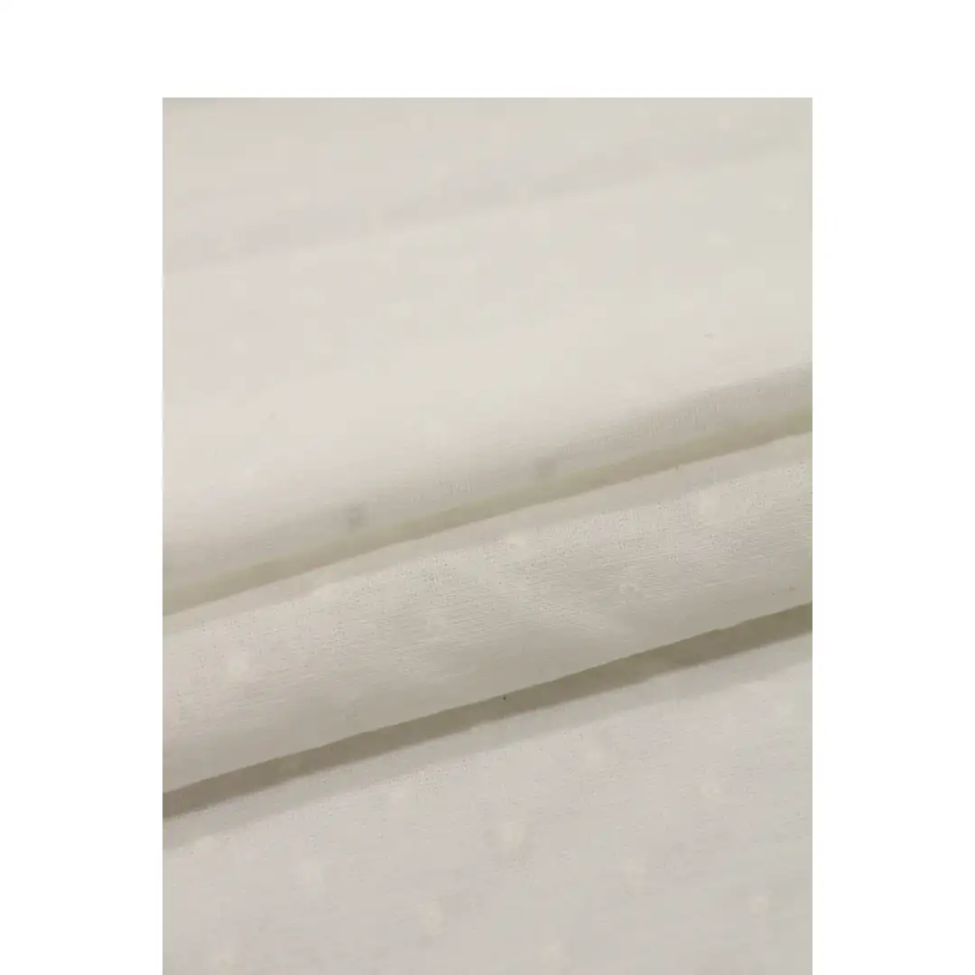 China Fabric for Blouse,Skirt Cotton Dobby Natural Woven Fabric Cotton white color buy from China wholesaler bulk order at wholesale price free worldwide shipping Alibaba