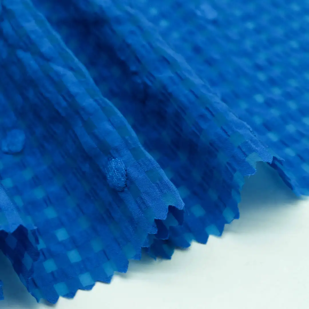 China Fabric for Blouse,Skirt Schiffli Synthetic Woven Fabric Nylon Polyester Tencel blue color buy from China wholesaler bulk order at wholesale price free worldwide shipping Alibaba