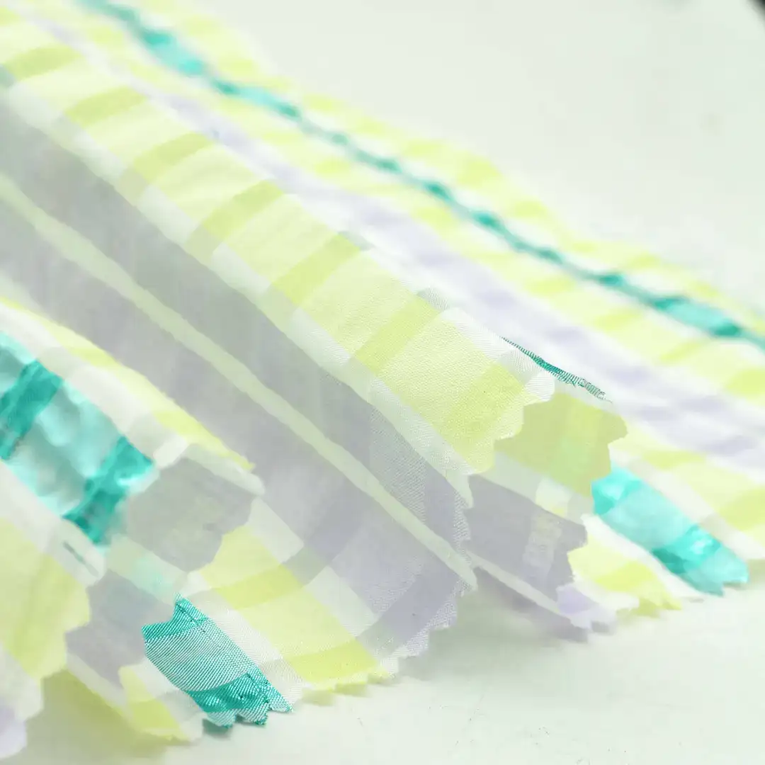 China Fabric for Blouse,Skirt Schiffli Synthetic Woven Fabric Polyester Nylon Colorful color buy from China wholesaler bulk order at wholesale price free worldwide shipping Alibaba