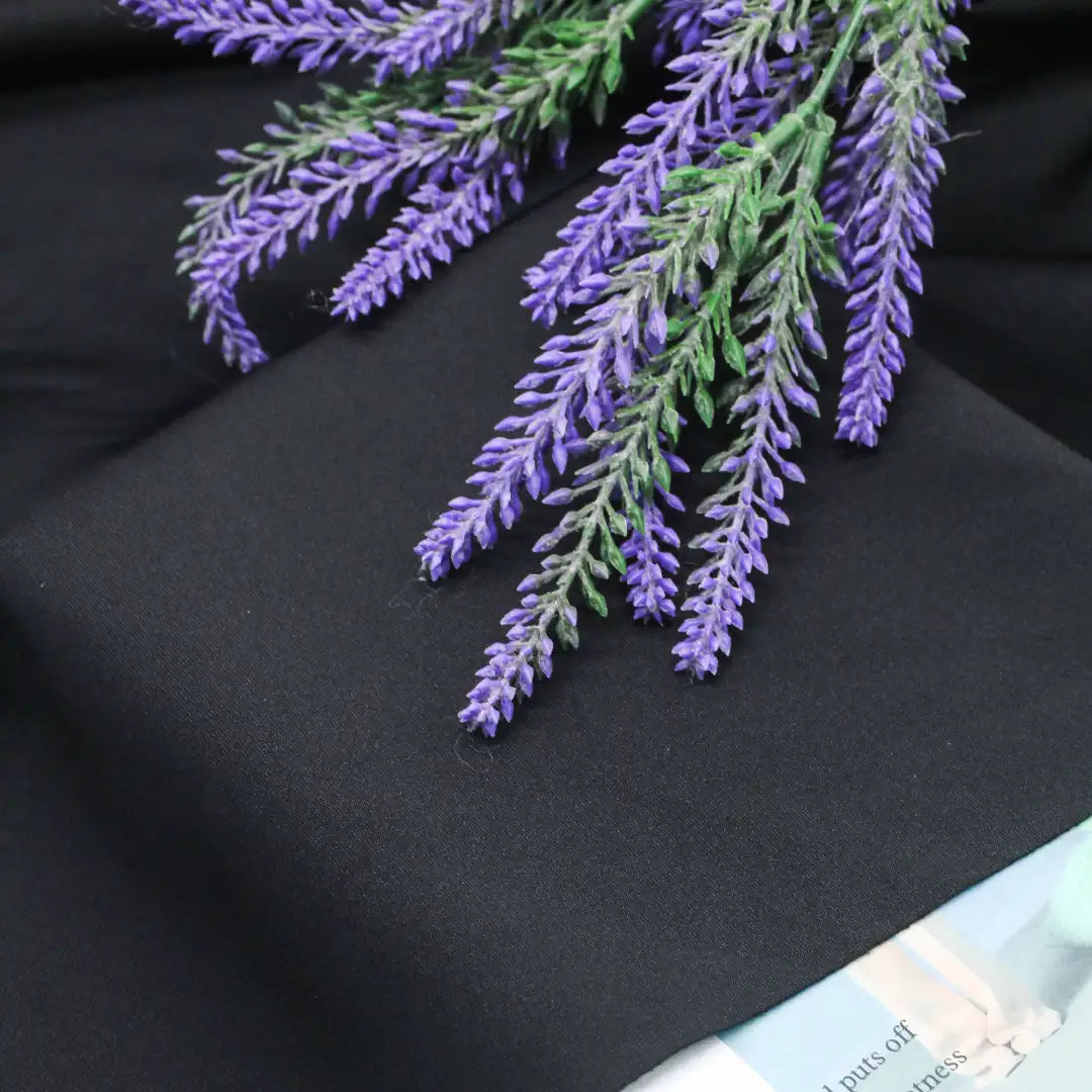 China Fabric for Jackets,Hoodie  ,Sweatshirt Scuba Knit Fabric Polyester Spandex black color buy from China wholesaler bulk order at wholesale price free worldwide shipping Alibaba