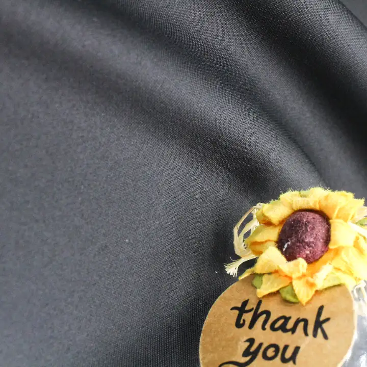 China Fabric for Jackets,Hoodie  ,Sweatshirt Scuba Knit Fabric Polyester Spandex black color buy from China wholesaler bulk order at wholesale price free worldwide shipping Alibaba