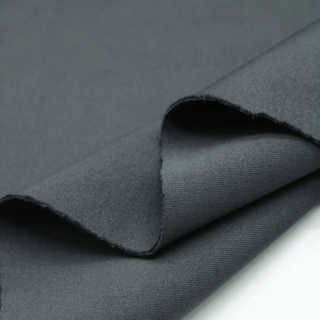 China Fabric for Jackets,Hoodie  ,Sweatshirt Scuba Knit Fabric Polyester Spandex grey color buy from China wholesaler bulk order at wholesale price free worldwide shipping Alibaba