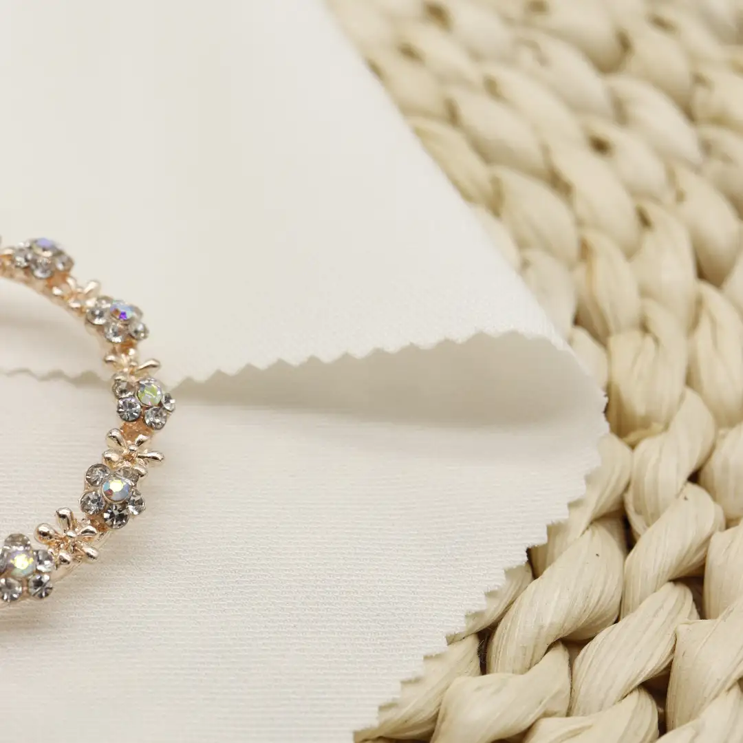 China Fabric for Blazer,Suit,Uniform Twill Synthetic Woven Fabric Polyester Spandex white color buy from China wholesaler bulk order at wholesale price free worldwide shipping Alibaba