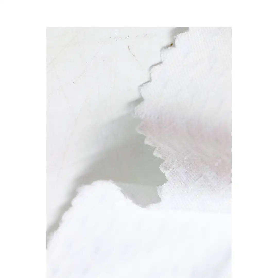 China Fabric for Blouse Jacquard Woven Blended Fabric Rayon Nylon Spandex white color buy from China wholesaler bulk order at wholesale price free worldwide shipping Alibaba