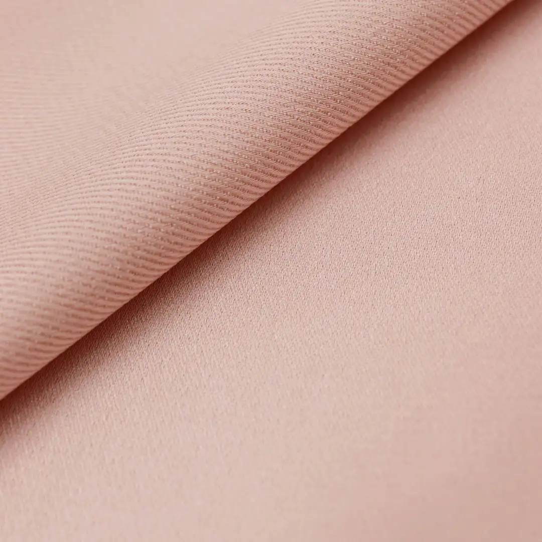China Fabric for Blouse Cotton Twill Natural Woven Fabric Acetate Polyester pink color buy from China wholesaler bulk order at wholesale price free worldwide shipping Alibaba