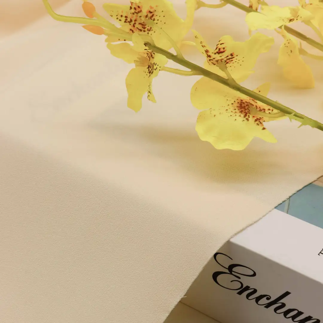 China Fabric for Shirt Cotton Plain Natural Woven Fabric Polyester yellow color buy from China wholesaler bulk order at wholesale price free worldwide shipping Alibaba