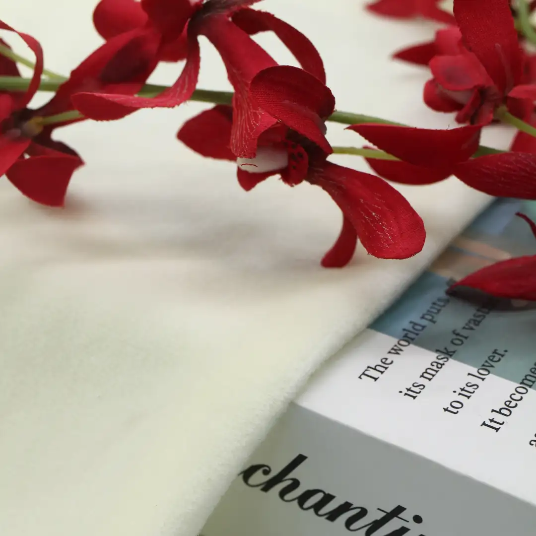 China Fabric for Loungewear Fleece Knit Fabric Polyester Light green color buy from China wholesaler bulk order at wholesale price free worldwide shipping Alibaba