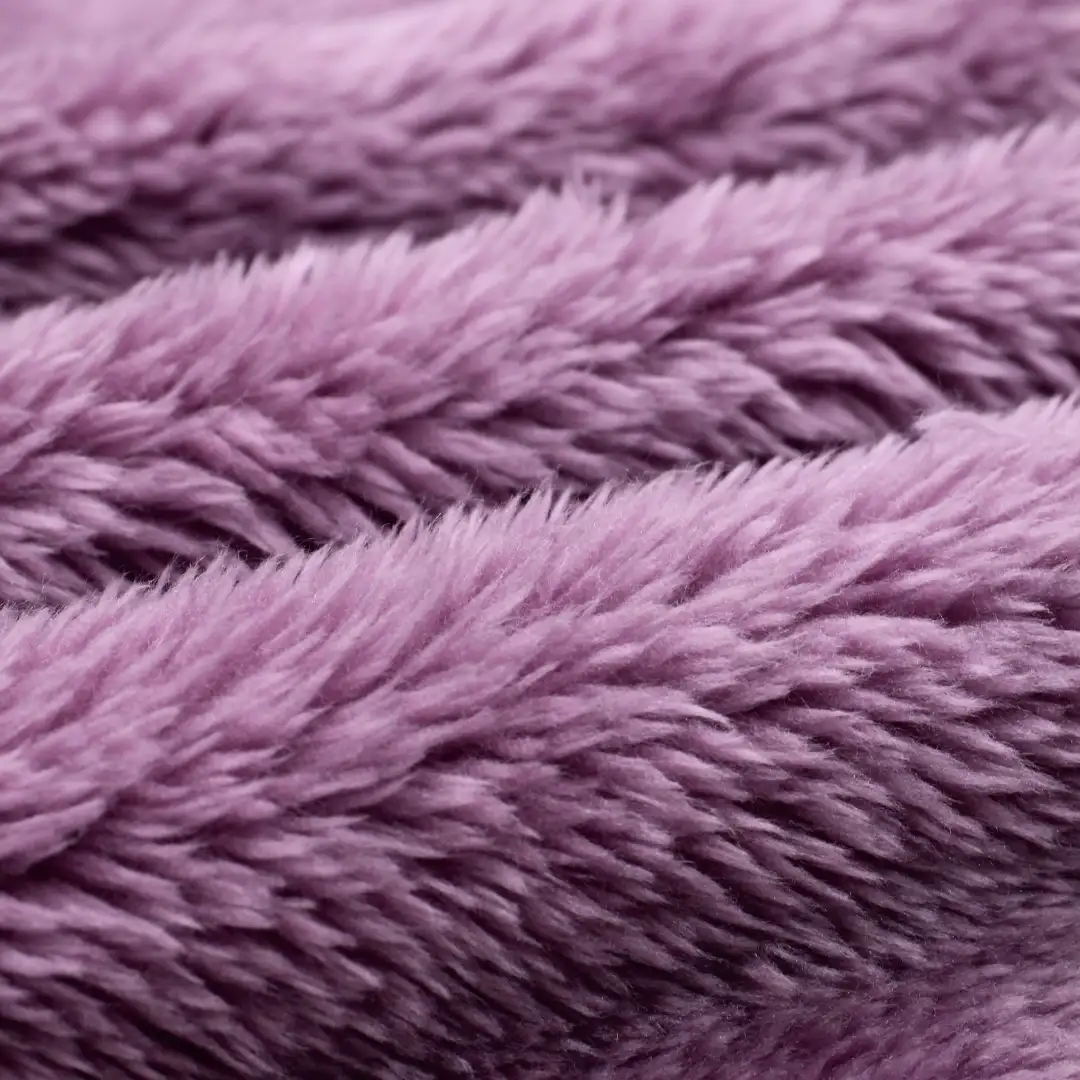 China Fabric for Crop Top,Loungewear Double-side fleece Knit Fabric Polyester purple color buy from China wholesaler bulk order at wholesale price free worldwide shipping Alibaba
