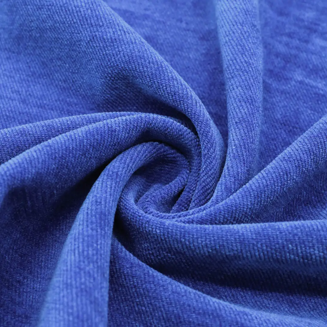 China Fabric for Blazer Twill Synthetic Woven Fabric Polyester Spandex blue color buy from China wholesaler bulk order at wholesale price free worldwide shipping Alibaba