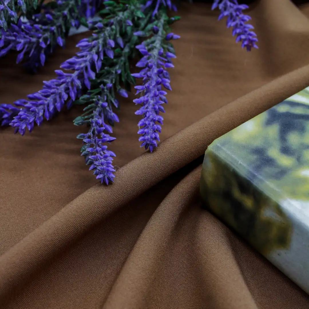 China Fabric for Pants,Blazer Polyester/Rayon Twill Woven Blended Fabric Polyester Rayon Spandex Earthy brown color buy from China wholesaler bulk order at wholesale price free worldwide shipping Alibaba