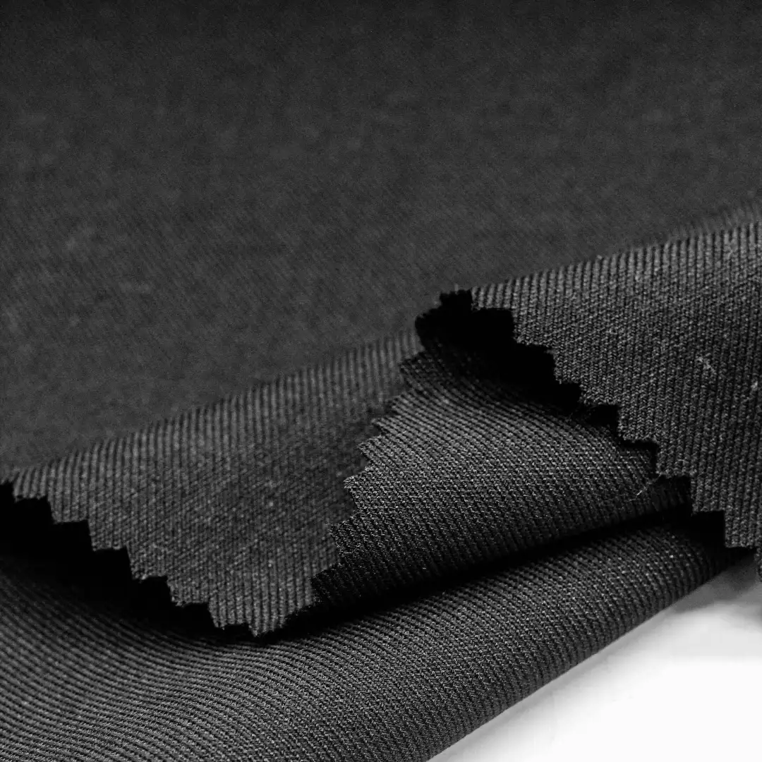 China Fabric for Pants,Blazer,Suit Polyester/Rayon Twill Woven Blended Fabric Polyester Rayon Wool Tencel Spandex black color buy from China wholesaler bulk order at wholesale price free worldwide shipping Alibaba