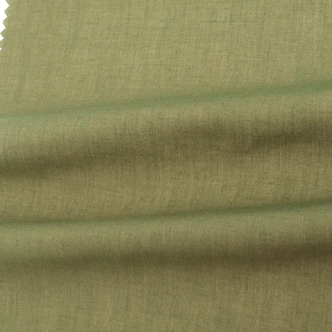 China Fabric for Pants,T-Shirt,Skirt,Skirt ,Loungewear Poplin Natural Woven Fabric Polyester Cotton green color buy from China wholesaler bulk order at wholesale price free worldwide shipping Alibaba