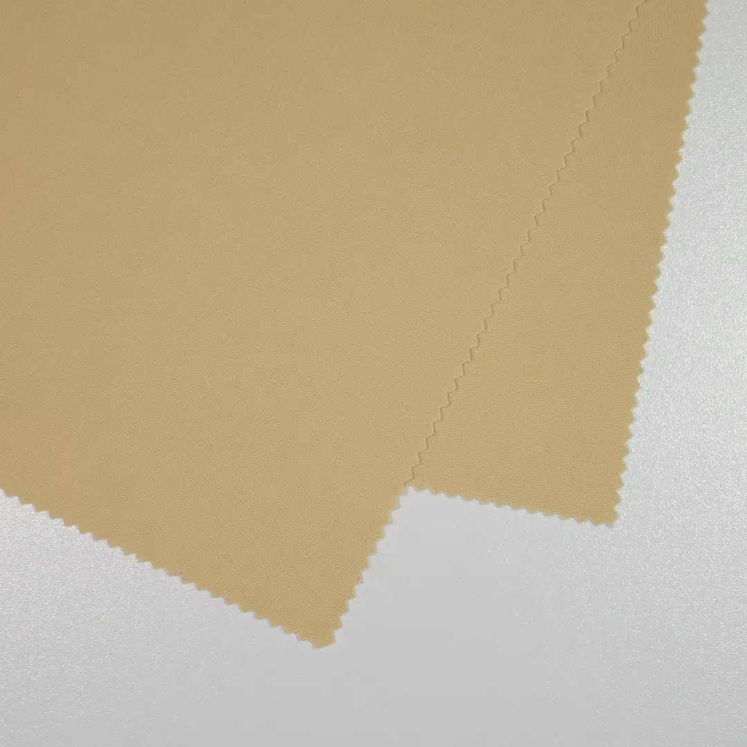 China Fabric for Pants,Blazer,Suit Cotton Plain Natural Woven Fabric Polyester Spandex Khaki color buy from China wholesaler bulk order at wholesale price free worldwide shipping Alibaba