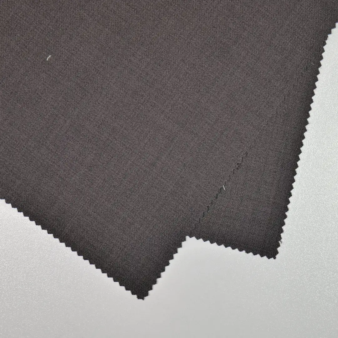 China Fabric for Pants,Blazer,Suit Cotton Plain Natural Woven Fabric Polyester Spandex dark browm color buy from China wholesaler bulk order at wholesale price free worldwide shipping Alibaba